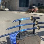 Blauwe Katana Zwaard Set
