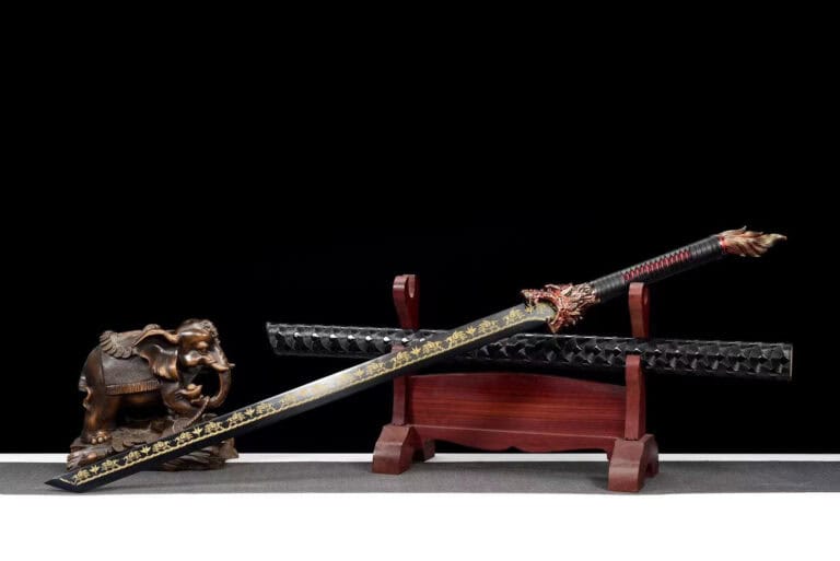 Zwaard Chinees Katana Rood