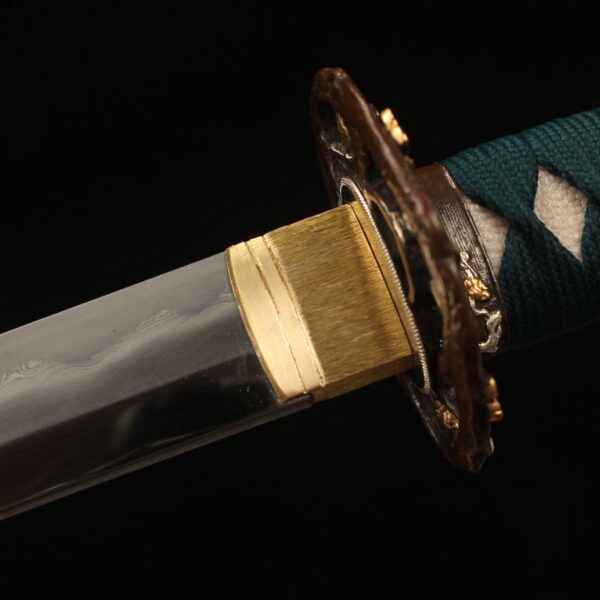 Handgemaakte Herfstblad Hamon Katana