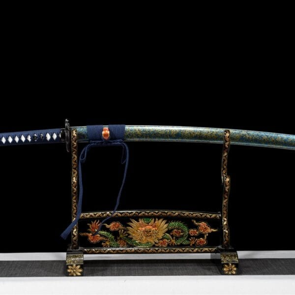 Blauw en Geel Katana