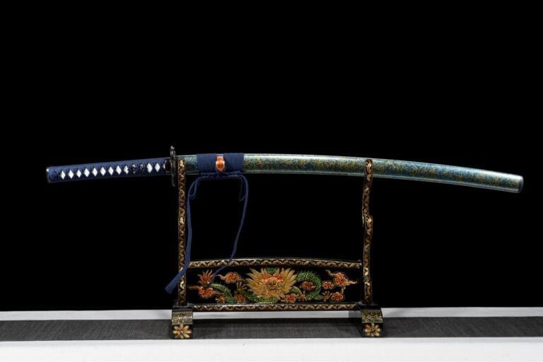 Blauw en Geel Katana