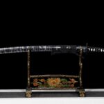 Zebra Katana Blauw Mes