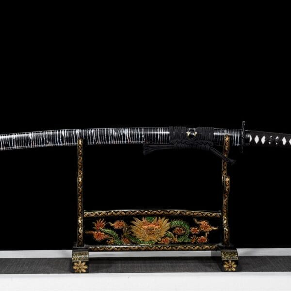 Zebra Katana Blauw Mes