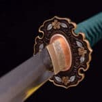 Groene Pauw Katana T10 Stalen Lemmet