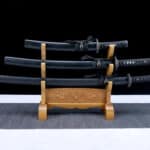 Zwarte Katana Set
