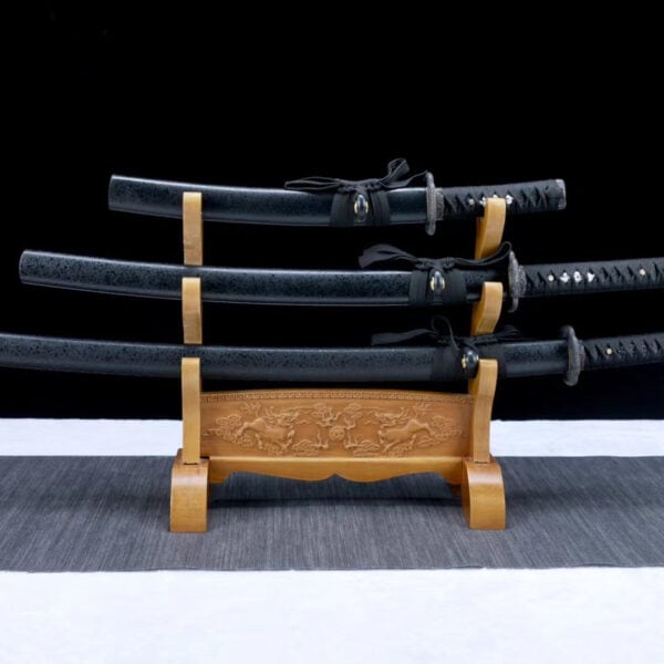 Zwarte Katana Set