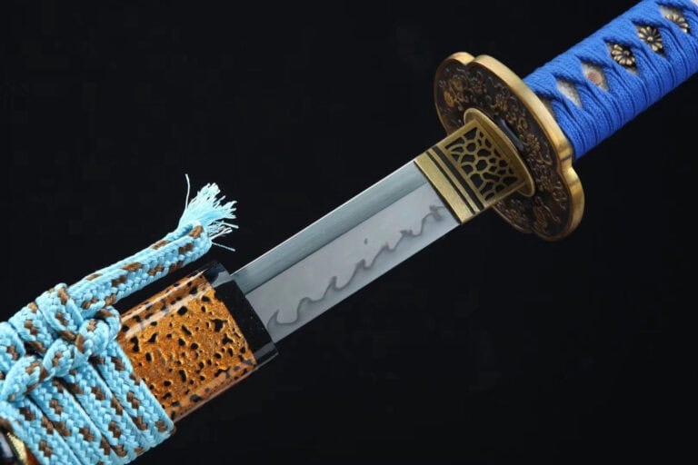 Blauw En Oranje Katana