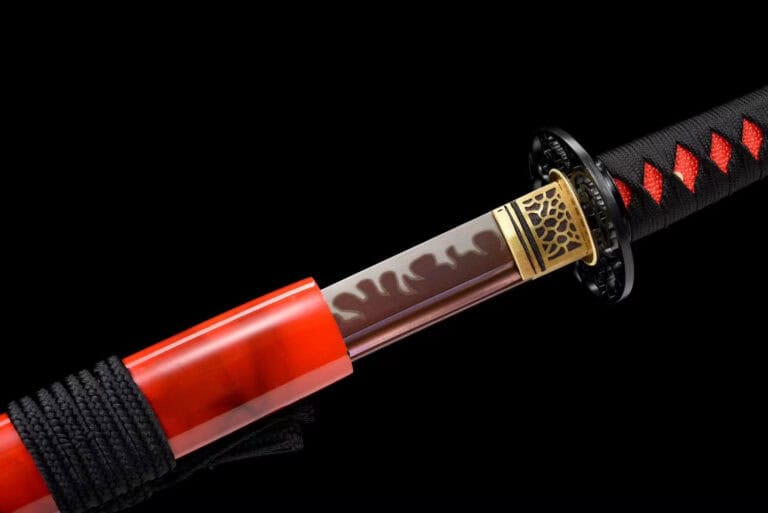 Katana with Red Blade