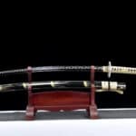 Katana Zwart En Gouden Heft