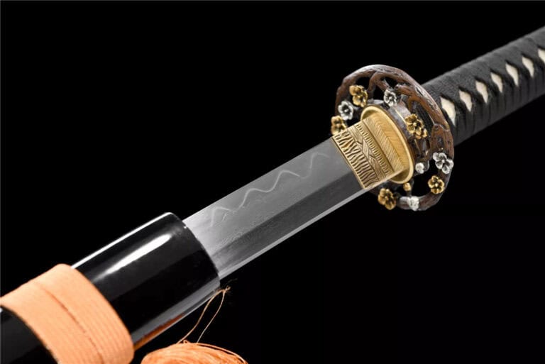 Zwart Sanmai Bladstaal Katana