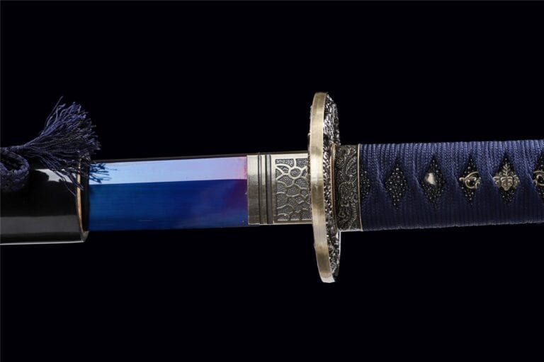 Blauw Lemmet Katana Echt