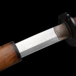 Bruine Damascus Katana