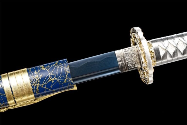 Blauw Katana Zwaard