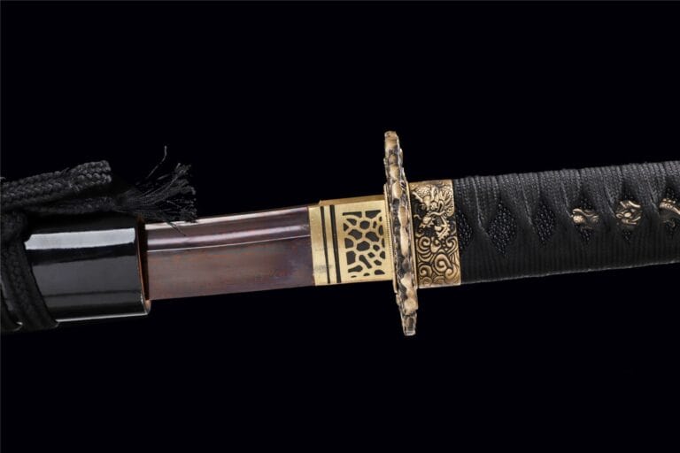 Koperen Stalen Draken Katana