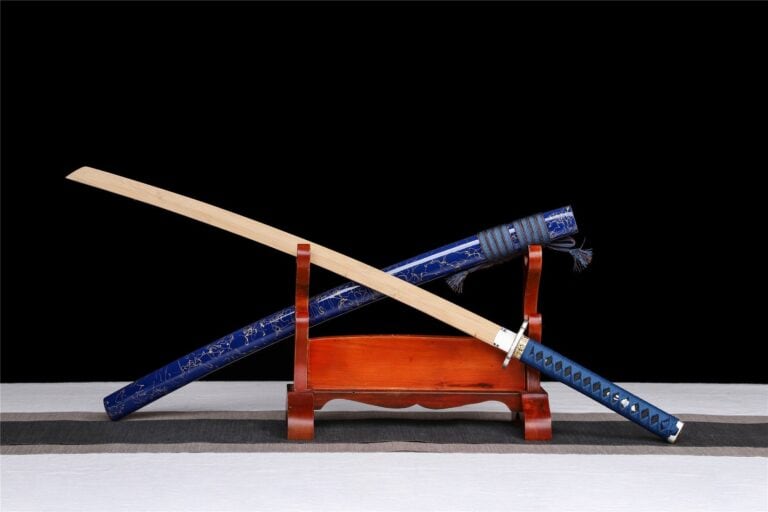 Blauw Houten Katana