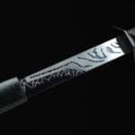 Handgemaakte Zwart-Witte Chokuto