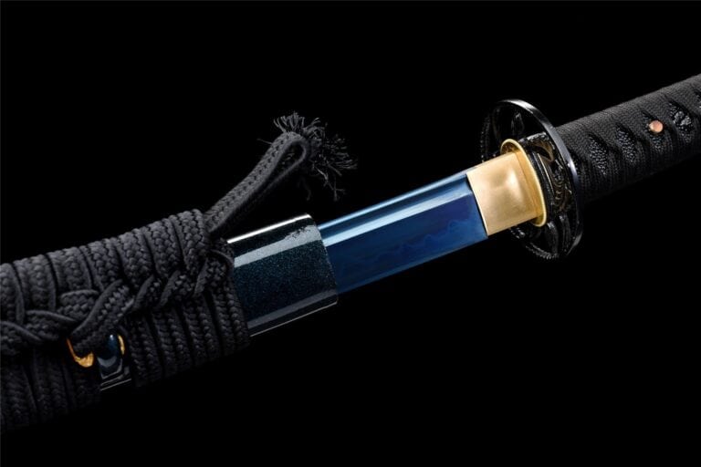 Zwart Blauwe Mes Katana