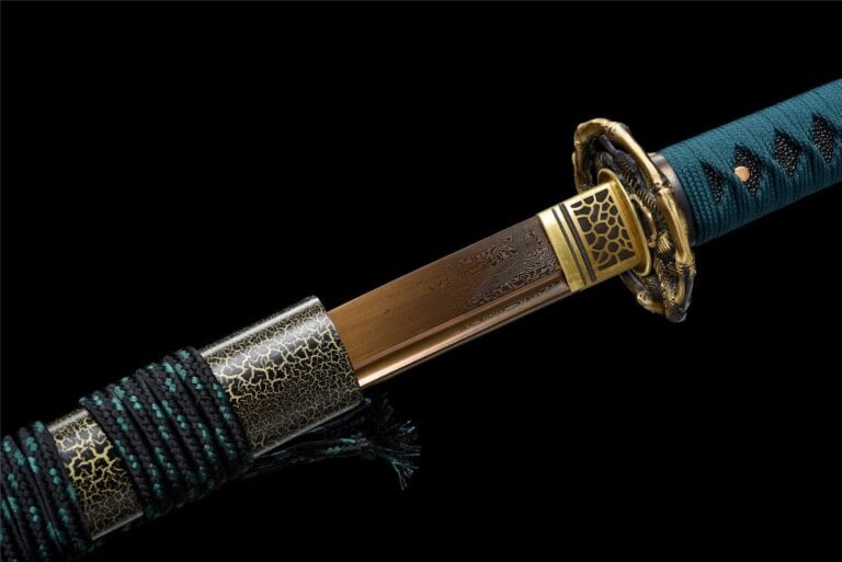Gouden Blad Slang Katana
