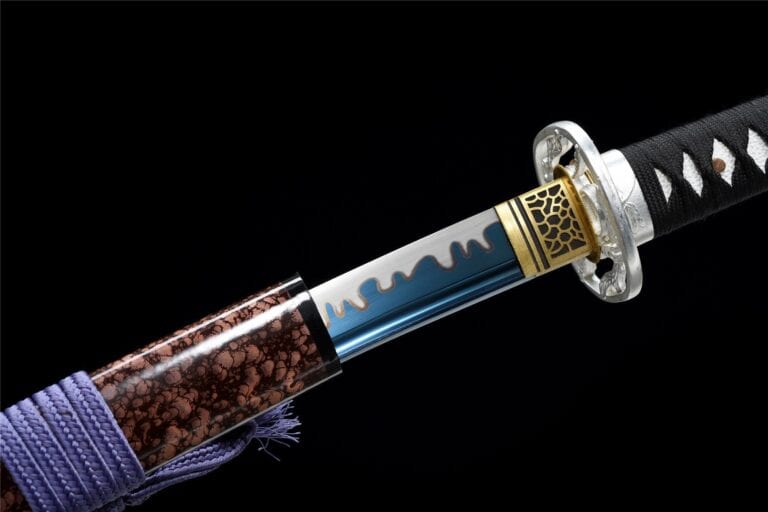 Marmer Saya Blauwe Lemmeten Katana