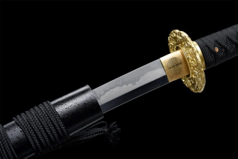 Zwarte Ninja Katana