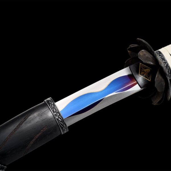 Sekiro Schaduwen Sterven Tweemaal Katana Witte En Paarse Kling