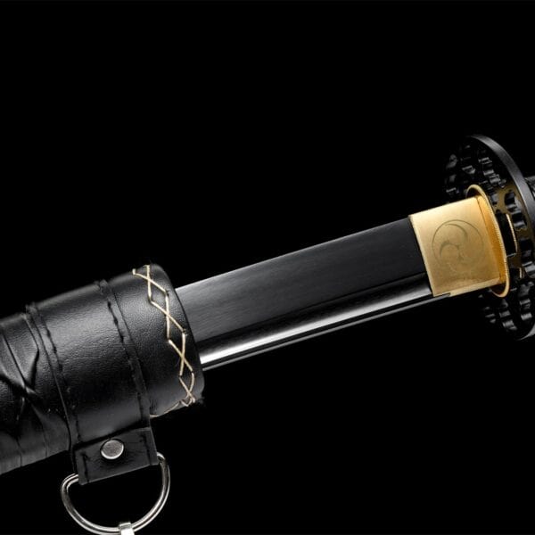 Zwart Leren Katana
