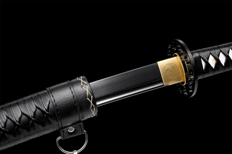 Zwart Leren Katana